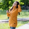Dámská Basic mikina MOYO Apricot s nosící vsadkou