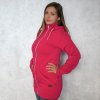 MOYO Basic mikina Raspberry při nošení dítěte
