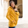 Basic nosiaca mikina MOYO Mango – žiarivý žltý odtieň