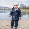 Nezateplená softshellová souprava MOYO v odstínu Dark Blue