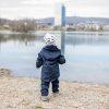Dětská softshellová souprava Dark Blue – bunda a kalhoty