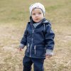 Nezateplená softshellová bunda pre deti – priedušný materiál.