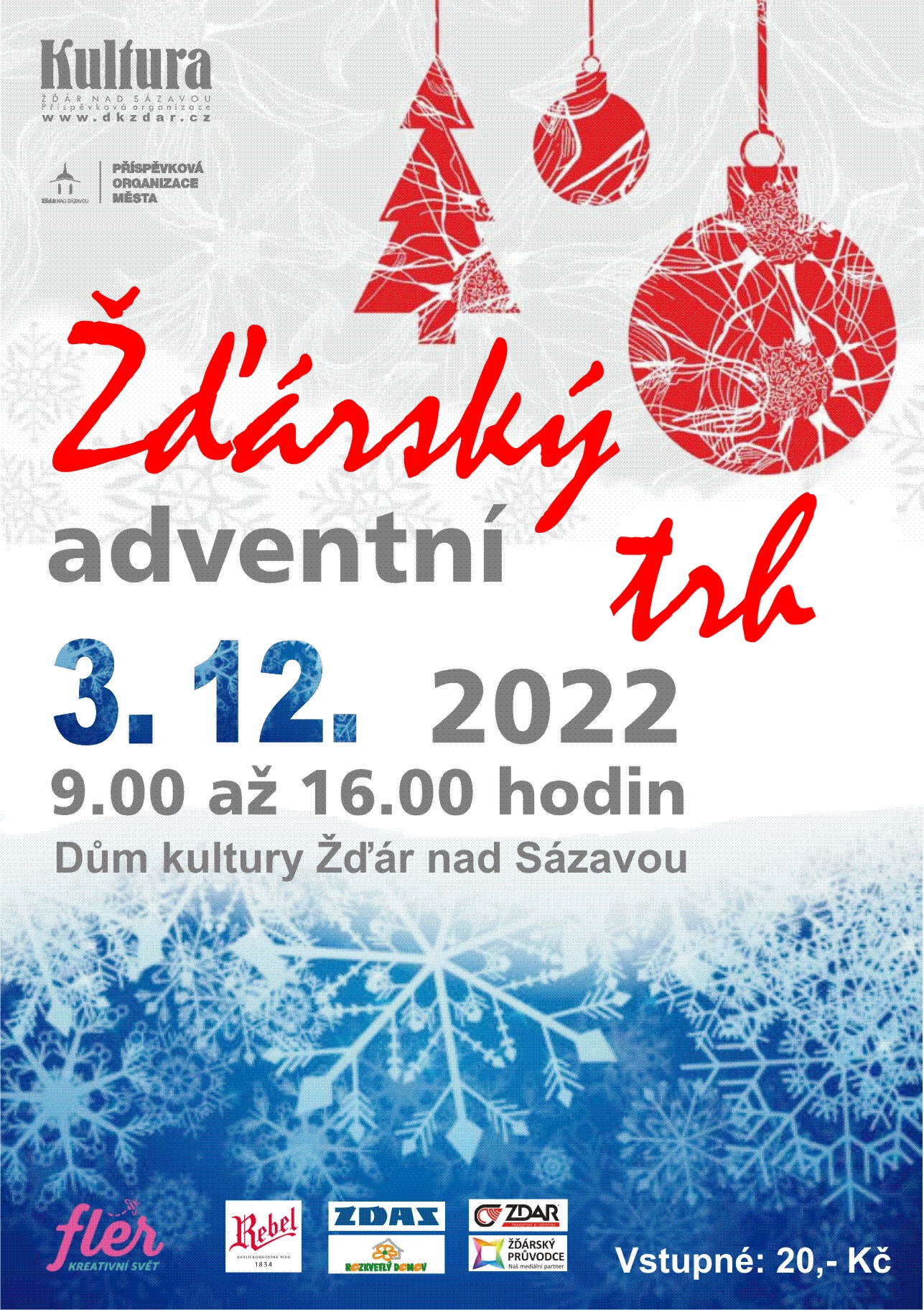 Žďárský adventní trh, 03.12.2022