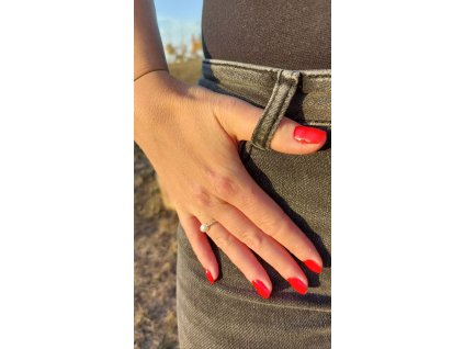 STŘÍBRNÝ PRSTÝNEK S PERLOU