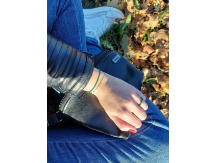 Náramek z malachitu