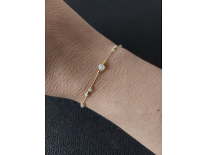 Náramek s měsíčním kamenem