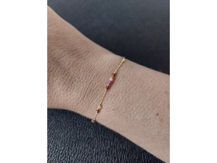 Náramek mix vínových minerálů