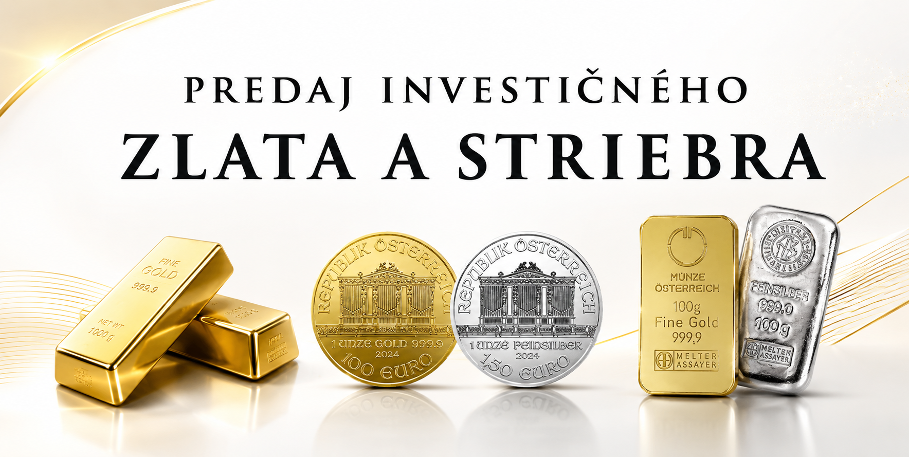 Investičné zlato a striebro