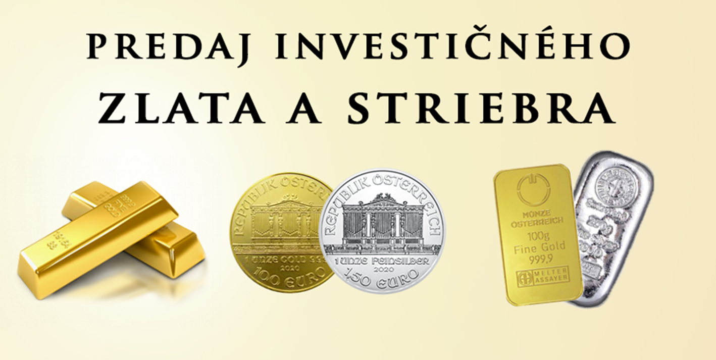 Investičné zlato a striebro