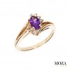 Diamantový prsteň s ametystom MG1317