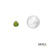 Náušnice s olivínom MG2842