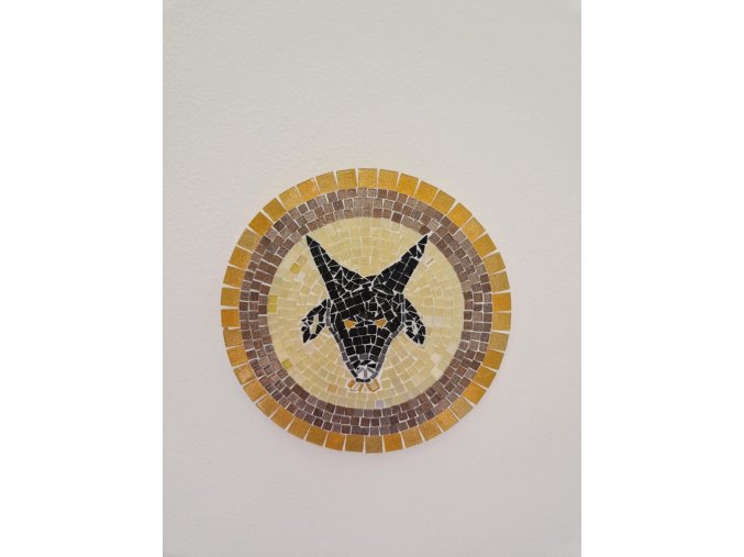 mozaika kozoroh 2, průměr 16cm