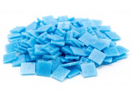 Mozaika sklenená modrá 20x20mm