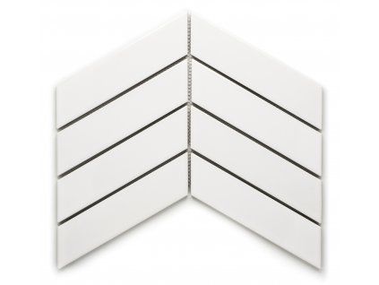 1245 keramicka mozaika biela 180x52mm