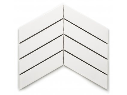 Keramická mozaika biela 180x52mm