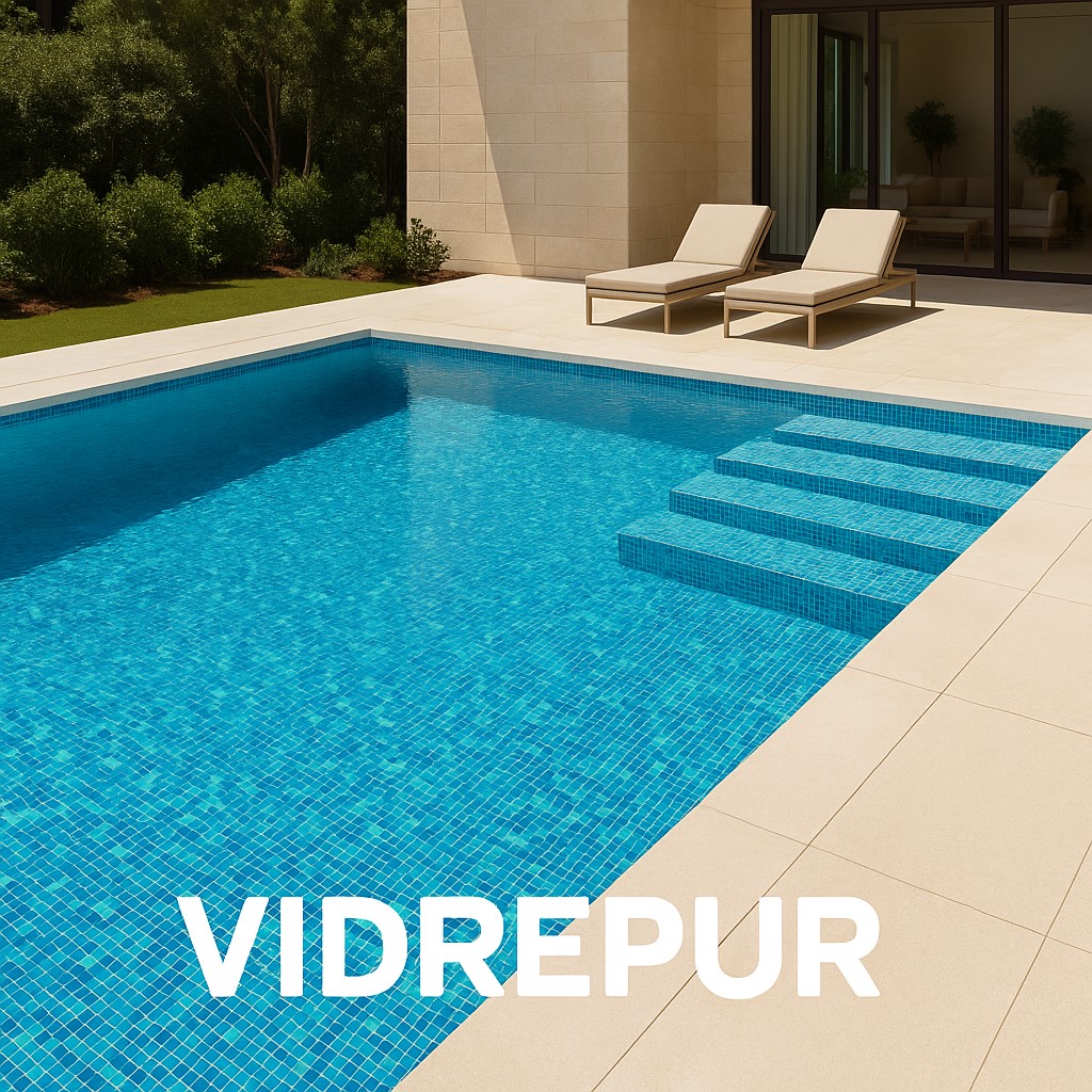 Vidrepur: Skleněná mozaika pro špičkový design bazénů i interiérů