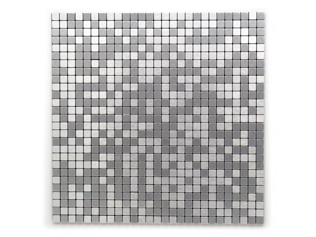 Samolepicí mozaika vinyl hliník 10x10mm