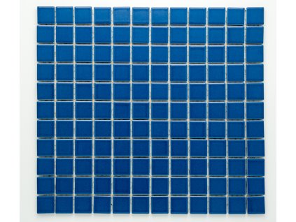 MC25 001 keramická mozaika modrá 25x25mm