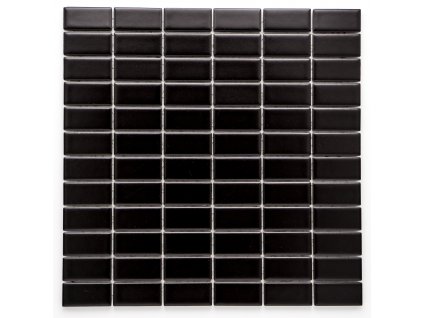 MCB 020 keramická mozaika černá 23x48mm