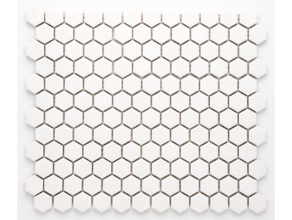 MCH 002 keramická mozaika bílá 23x26mm