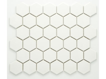 MCH 005 keramická mozaika bílá 51x59mm