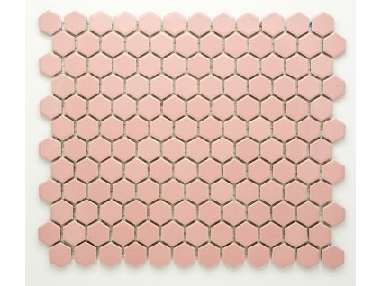 MCH 009 keramická mozaika růžová 23x26mm