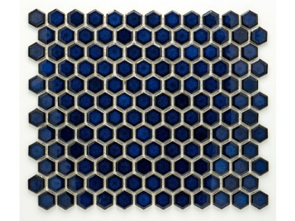 MCH 012 keramická mozaika kobaltová 23x26mm