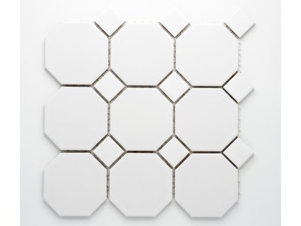 MCO 004 keramická mozaika bílá 97x97mm