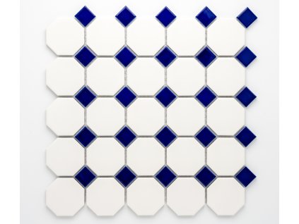 MCO 008 keramická mozaika bílá 56x56mm