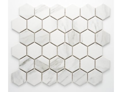 MCH 040 keramická mozaika bílá 51x59mm