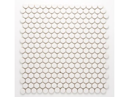 MCPR 002 keramická mozaika bílá 19mm