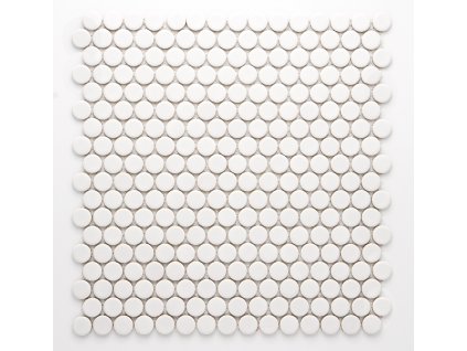 MCPR 003 keramická mozaika bílá 19mm