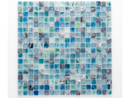 MMIX 002 mozaika, sklo, kámen 15x15mm