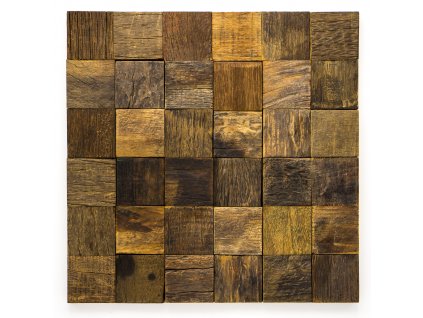 MW 004 dřevěná mozaika 50x50mm