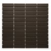 MCB 011 keramická mozaika hnědá 73x22mm