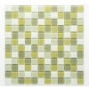 MGC 016 skleněná mozaika zelená 23x23mm