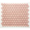 MCH 009 keramická mozaika růžová 23x26mm