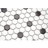 MCH 039 keramická mozaika černá 23x26mm