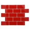 4737 keramicka mozaika cervena 50x100mm