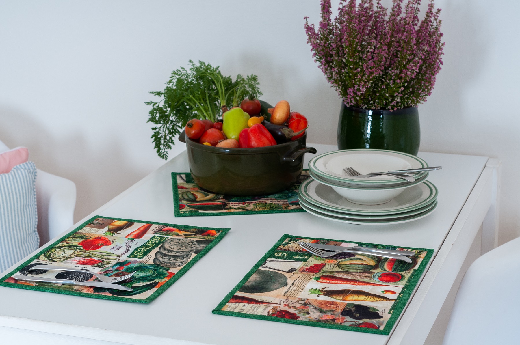 Prostírání,  ubrusy