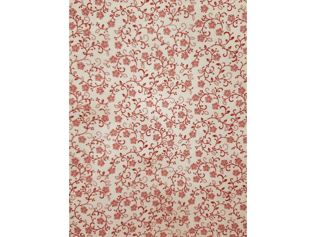 tisk - Scarlet kolekce - filigrán červená na bílé