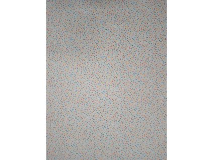 tisk- minirybičky color na modré 27623 Q