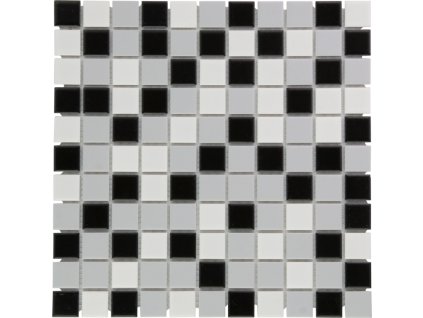 Keramická mozaika The Mosaic Factory Mozaika White/Grey/Black