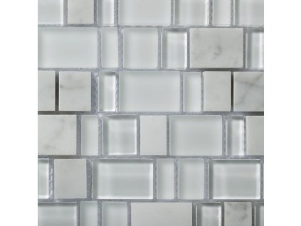 Kamenná mozaika LINEA ITALIA Mozaika Karma Carrara Bianco