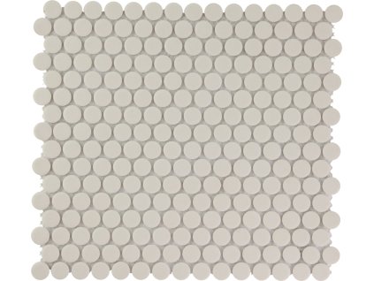 Keramická mozaika FIN Mozaika KOLEČKA White