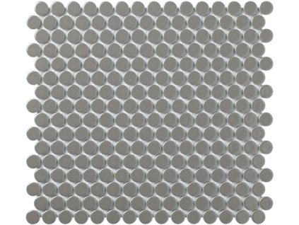 Keramická mozaika The Mosaic Factory Mozaika Dark Grey Glossy
