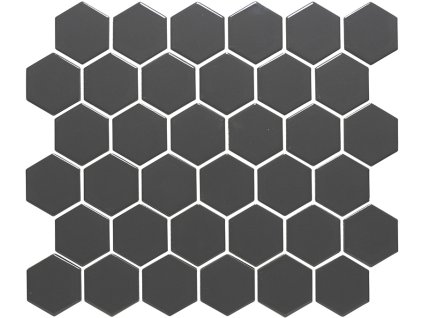 Keramická mozaika The Mosaic Factory Mozaika HEX5 Grey Mat