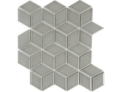 Keramická mozaika The Mosaic Factory Mozaika PACU Light Grey Glossy