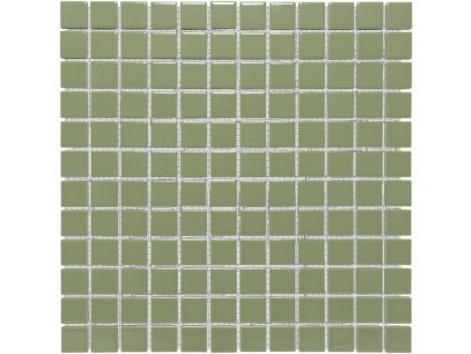 Keramická mozaika The Mosaic Factory Mozaika Olive Green Glossy 23
