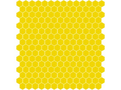 Skleněná mozaika Hisbalit Mozaika 302C SATINATO hexagony